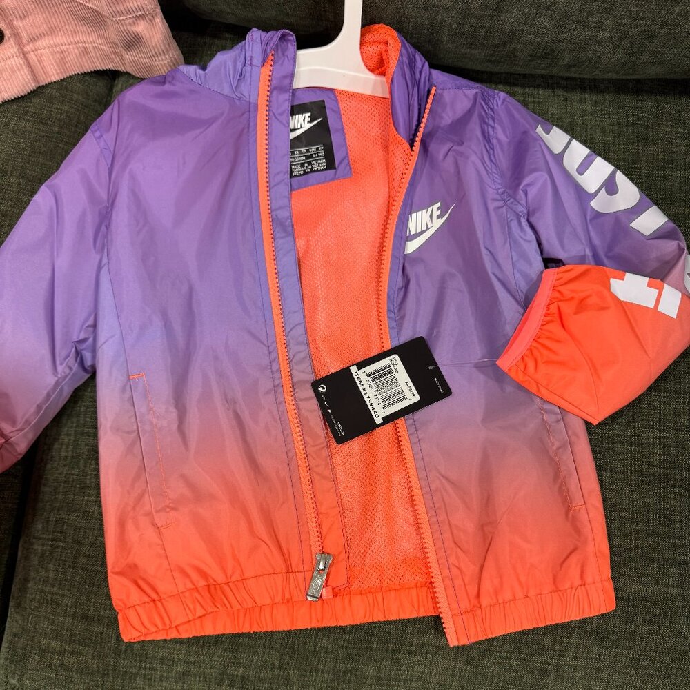 Girls Nike Rain Jacket, 4T, NWT